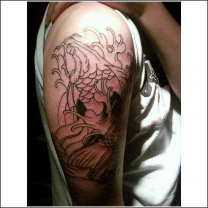 dragin koi tattoo