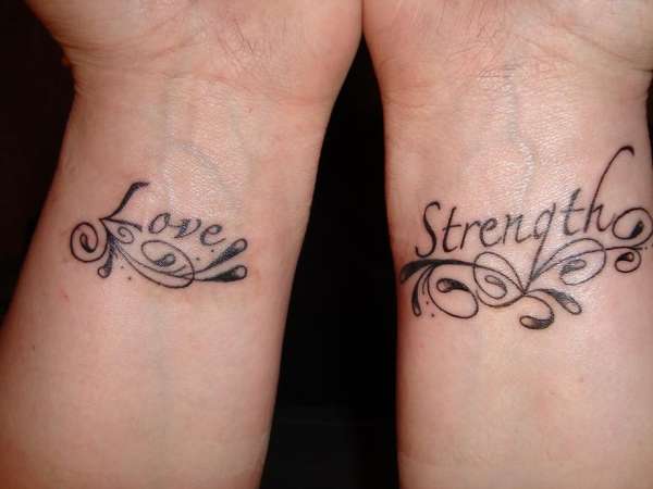 Love & Strength tattoo