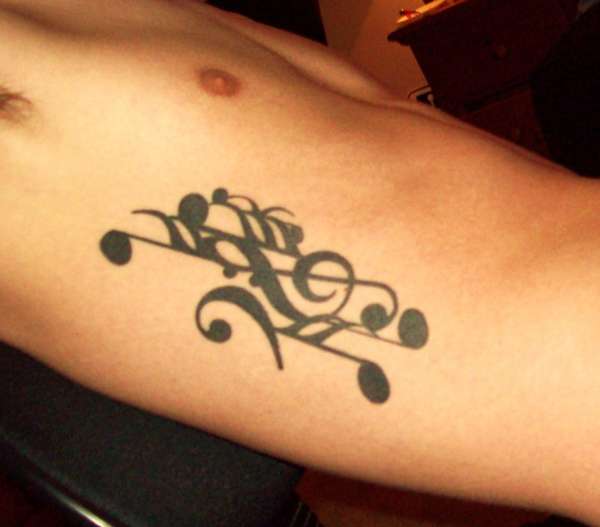 Musical Notes tattoo