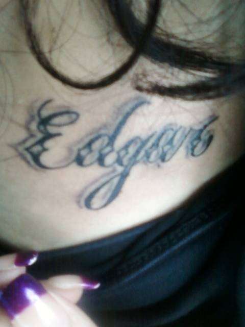 Edgar tattoo