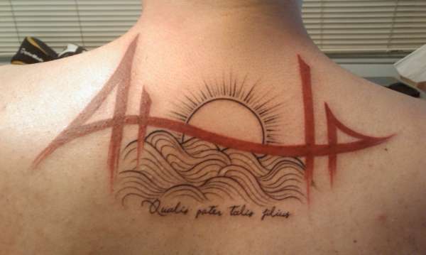 Interpretation of the Golden Gate tattoo
