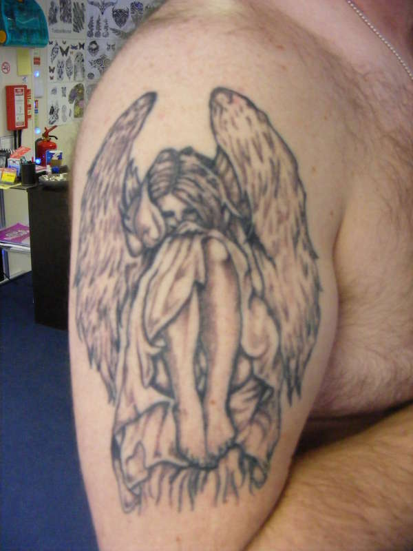 angel tattoo