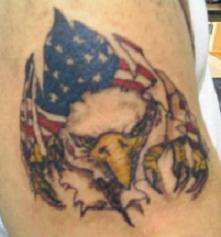 Eagle Tear tattoo