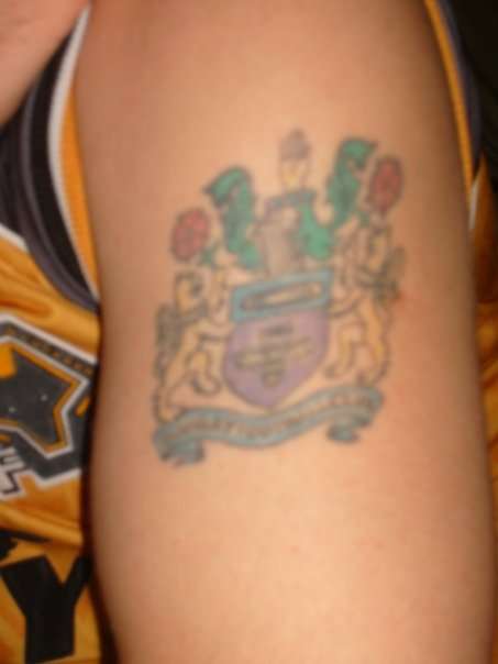 Burnley FC tattoo