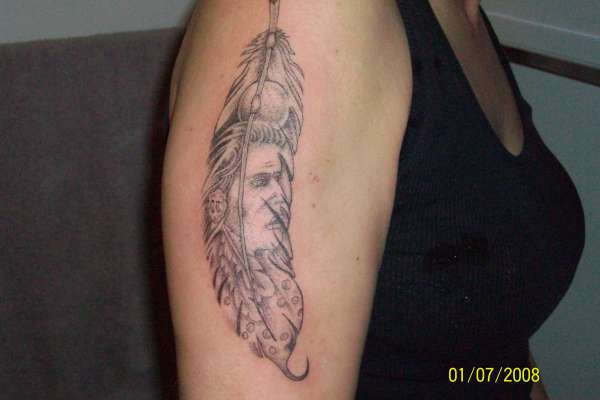 feather tattoo