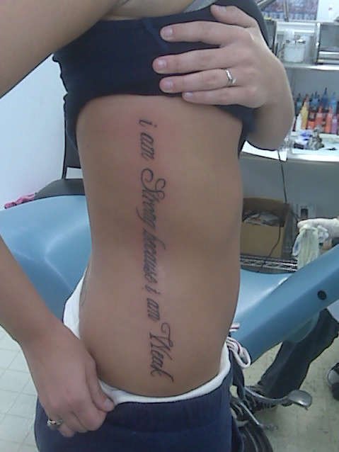 strong tattoo