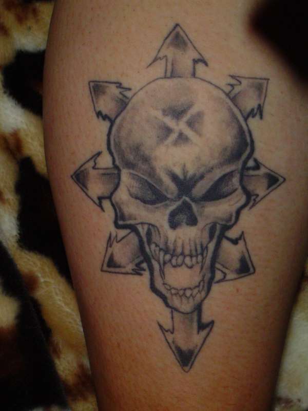 left leg, tattoo