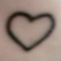 simple heart tattoo
