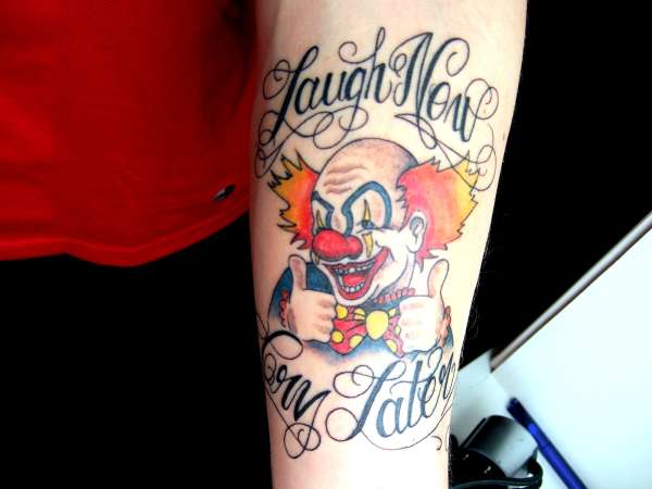 Clown tattoo