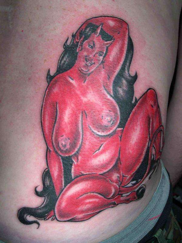 Devil Girl tattoo