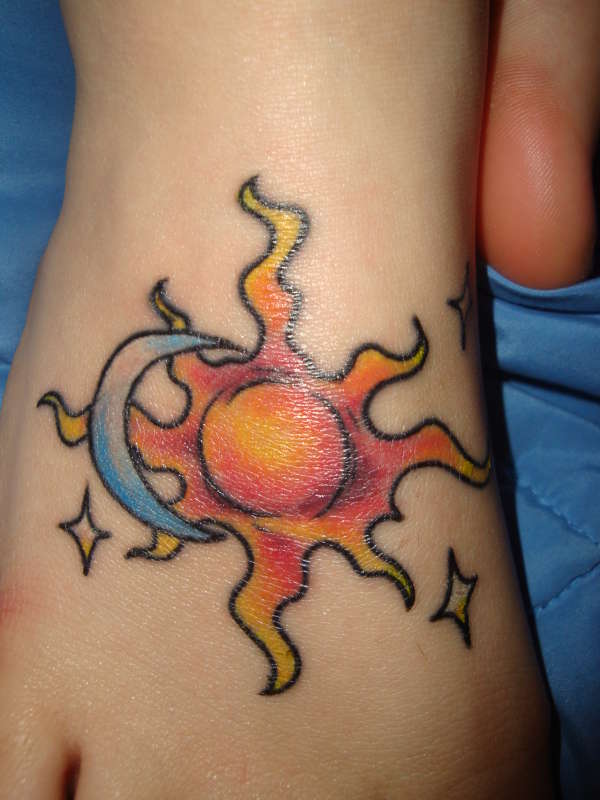 my sun & moon tattoo