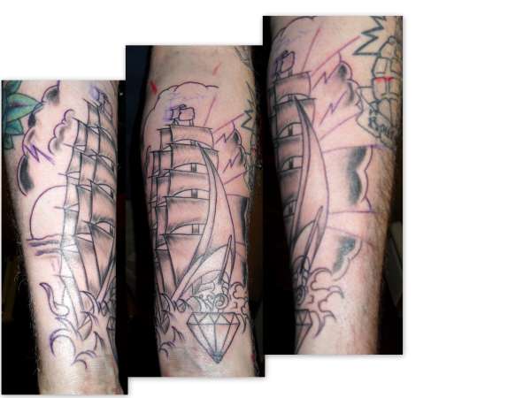 ship not done tattoo
