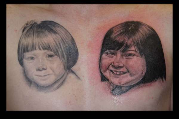 Customers kids tattoo