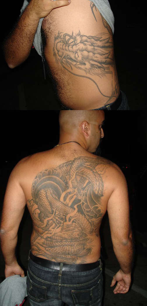 My Back tattoo