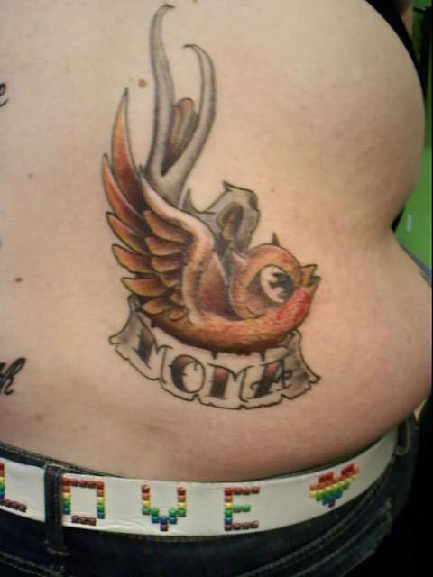 Sparrow Update tattoo