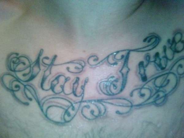 sternum tattoo