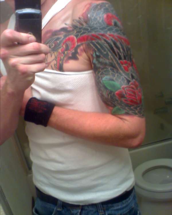Cover Up of right arm tattoo