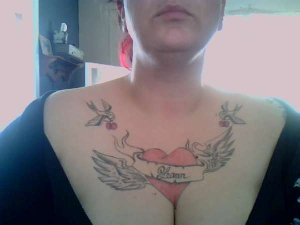My chest tat tattoo