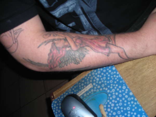 angel tattoo