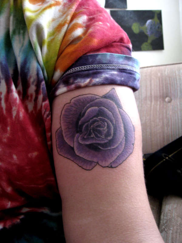 Purple Rose tattoo