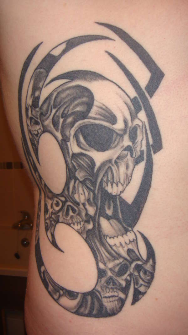 Tribal Skulls tattoo