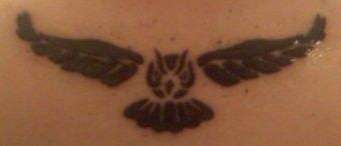 my flying owl tattoo