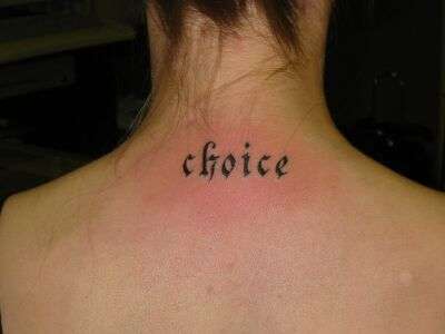 my body my choice tattoo