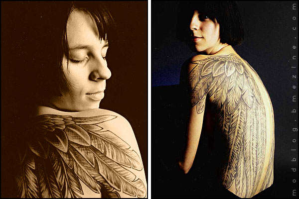 my wings, artist: angel from all star shop,venice,ca tattoo