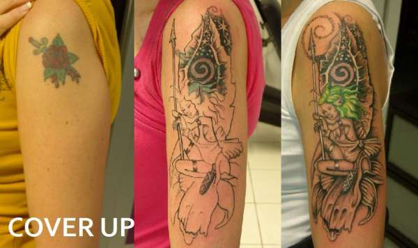Cover up Fairy tattoo
