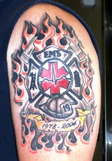 EMS Remembrance Tattoo tattoo