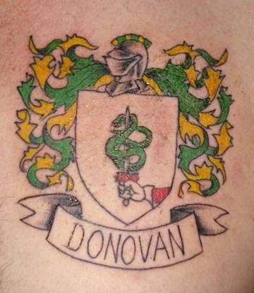 family crest tattoo