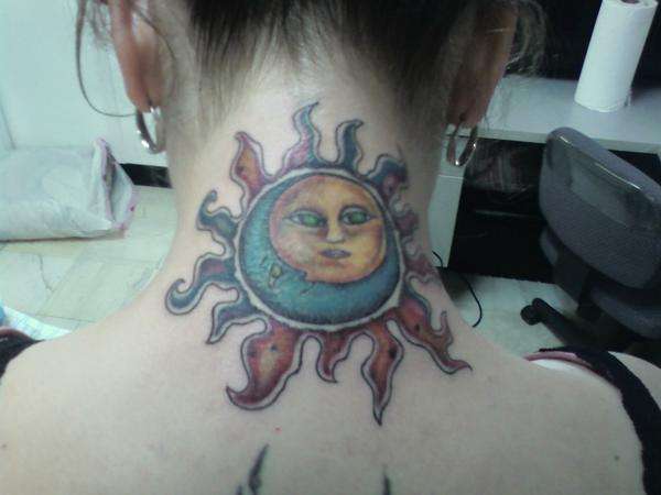 sun moon stars tattoo