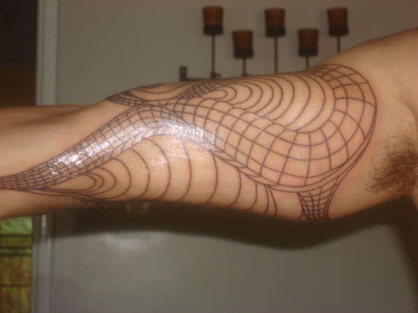 set of waves..outline tattoo