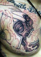 skull viking tattoo