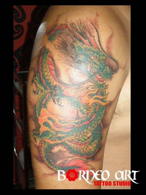 dragon tattoo by reynold@borneoarttattoostudio.com tattoo