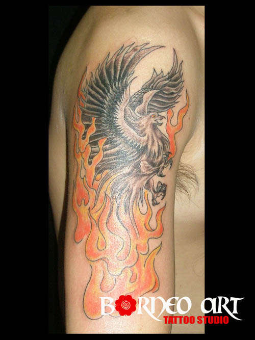 phoenix tat2 by reynold@borneoarttattoostudio.com tattoo