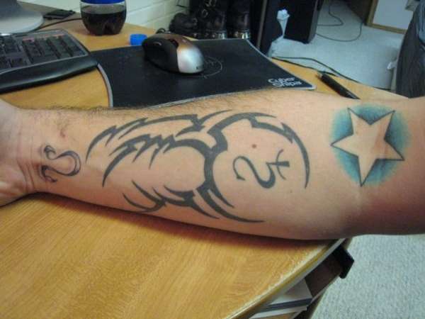 right arm tattoo