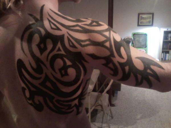 Tribal tattoo work, continued... tattoo