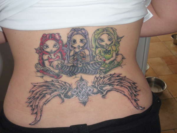 My naughty angels tattoo