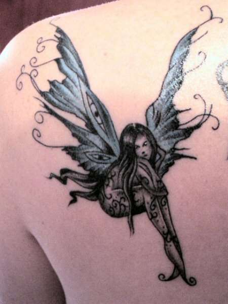 Amy Brown - Green Sprite tattoo