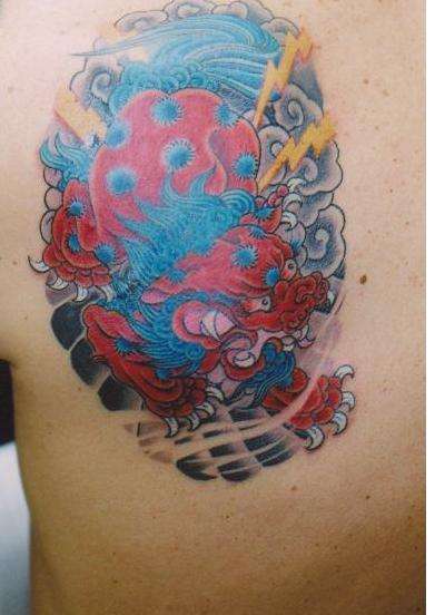 my foo dog tattoo