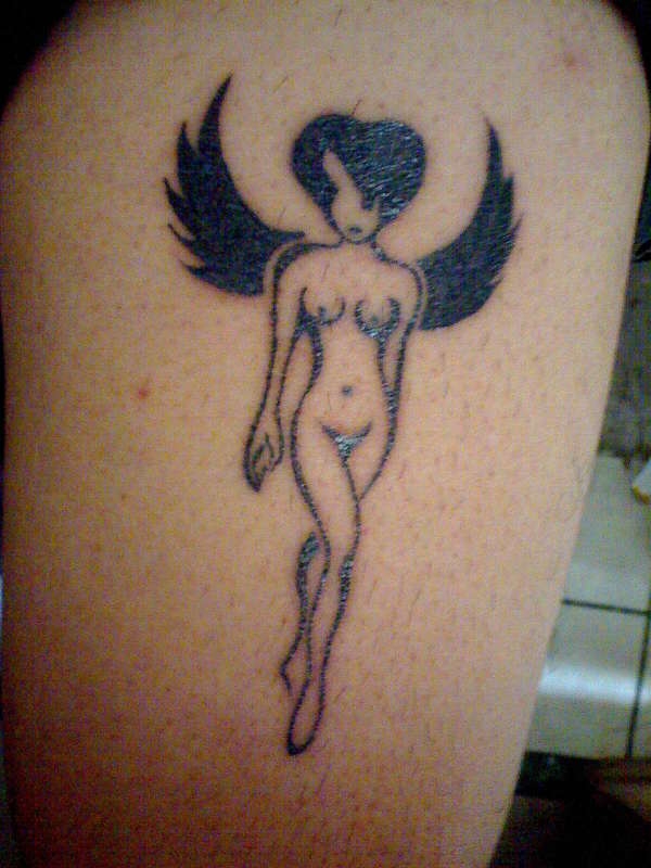 my legs tattoo By:Mac Kiamba tattoo