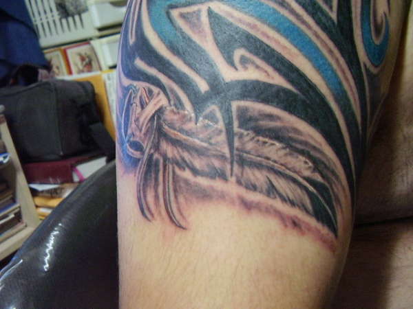 FEATHER ( CLOSE UP!!) tattoo