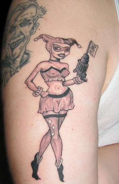 Harley Quinn (Batman) tattoo