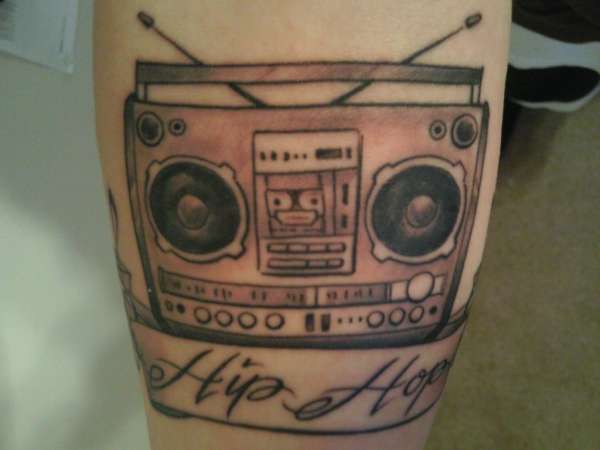 Hip Hop Boombox tattoo