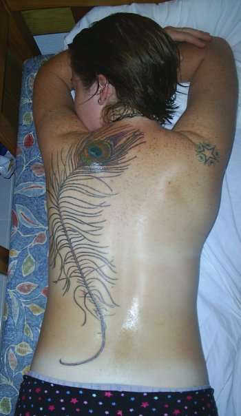 Peacock feather tattoo tattoo