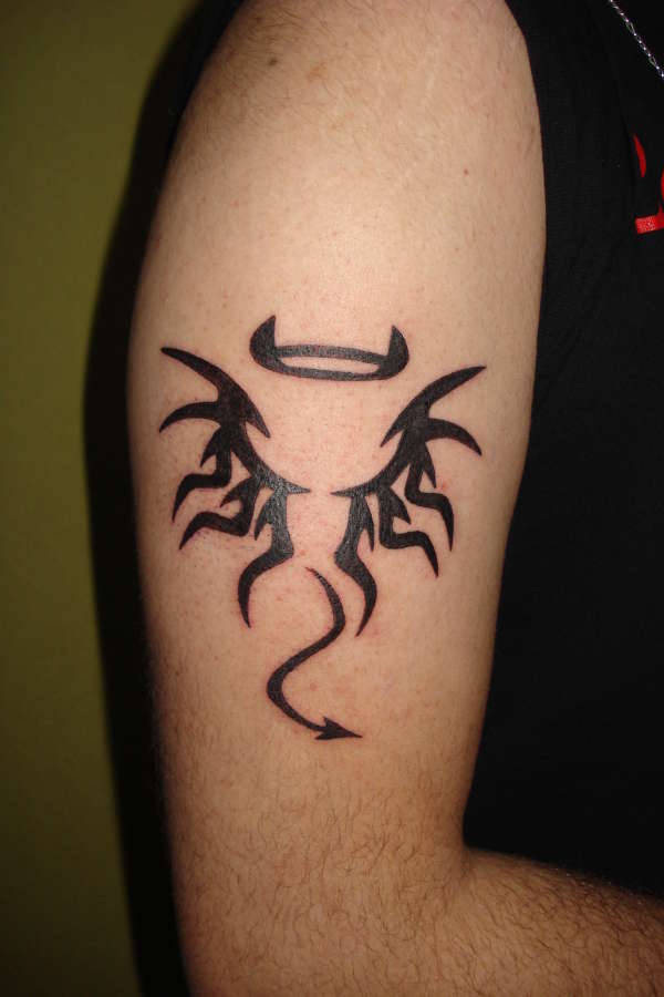 Angel Demon tattoo tattoo