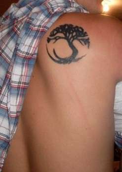 Circle Tree Tat tattoo