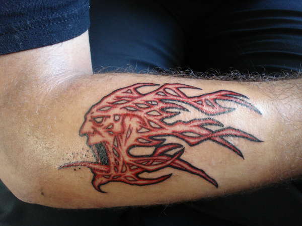 Flesh monster tattoo