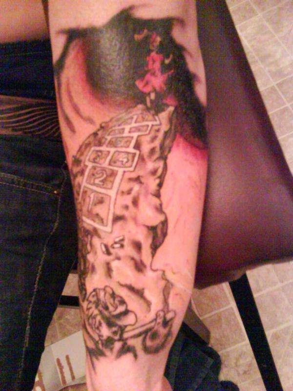 Korn Follow The Leader Album Cover tattoo